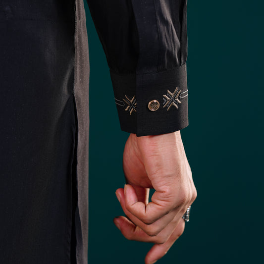 Signature Panjabi (Black)