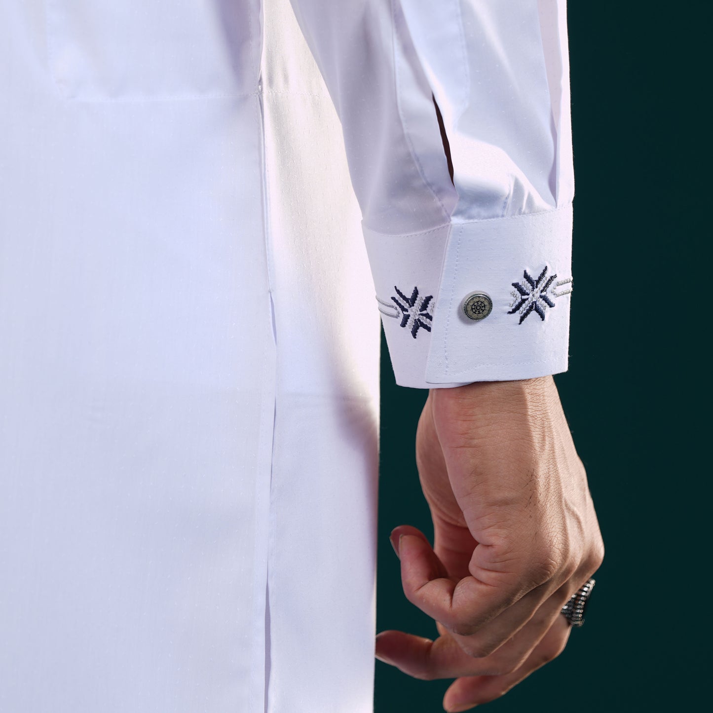 Signature Panjabi (White)