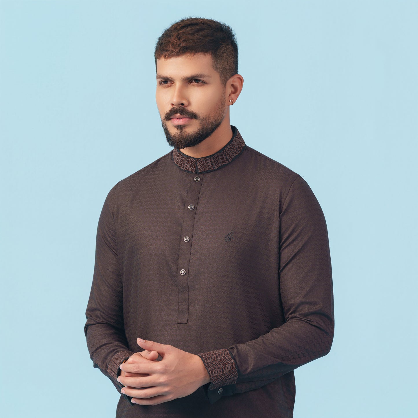 Signature Panjabi (Dark Coffee)