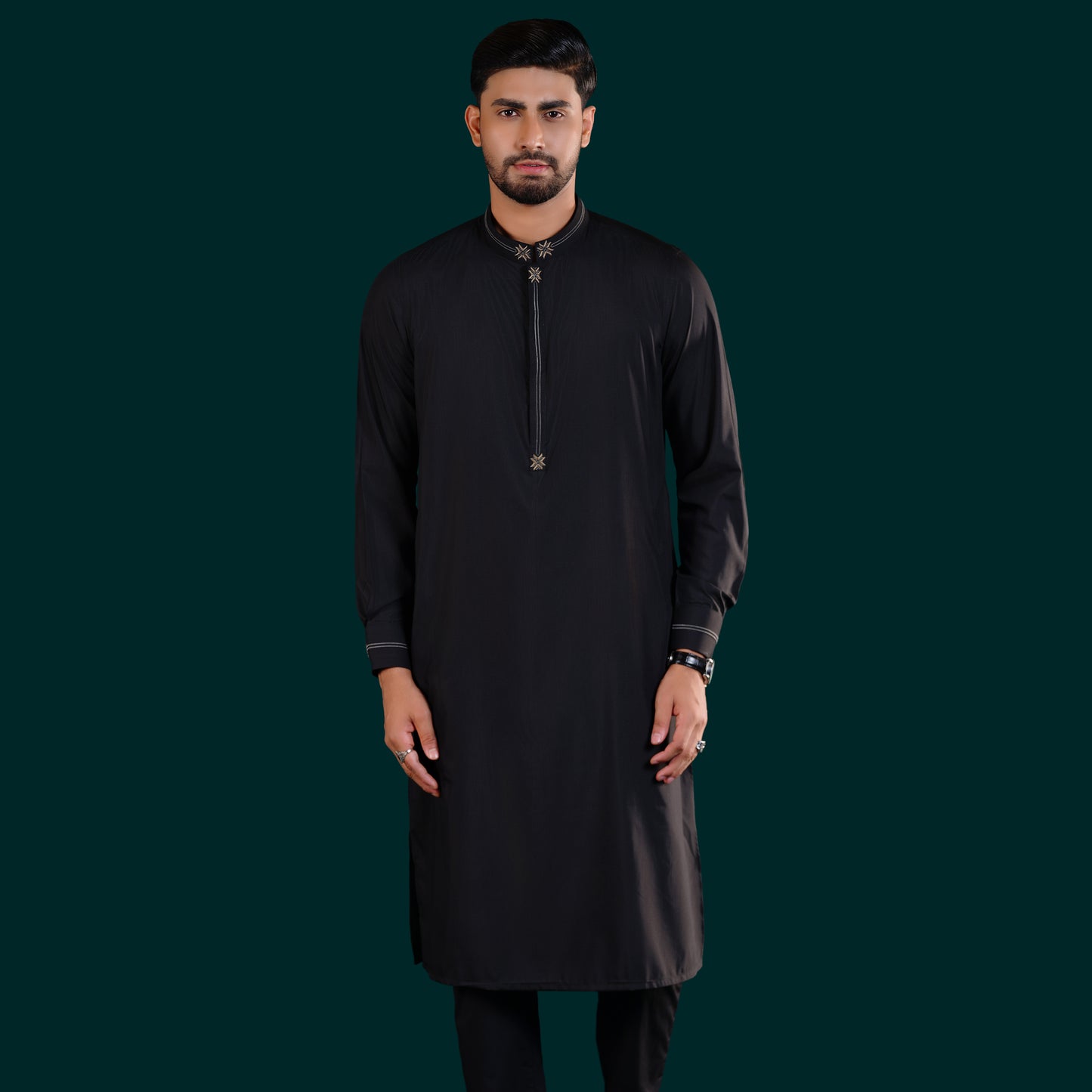 Signature Panjabi (Black)