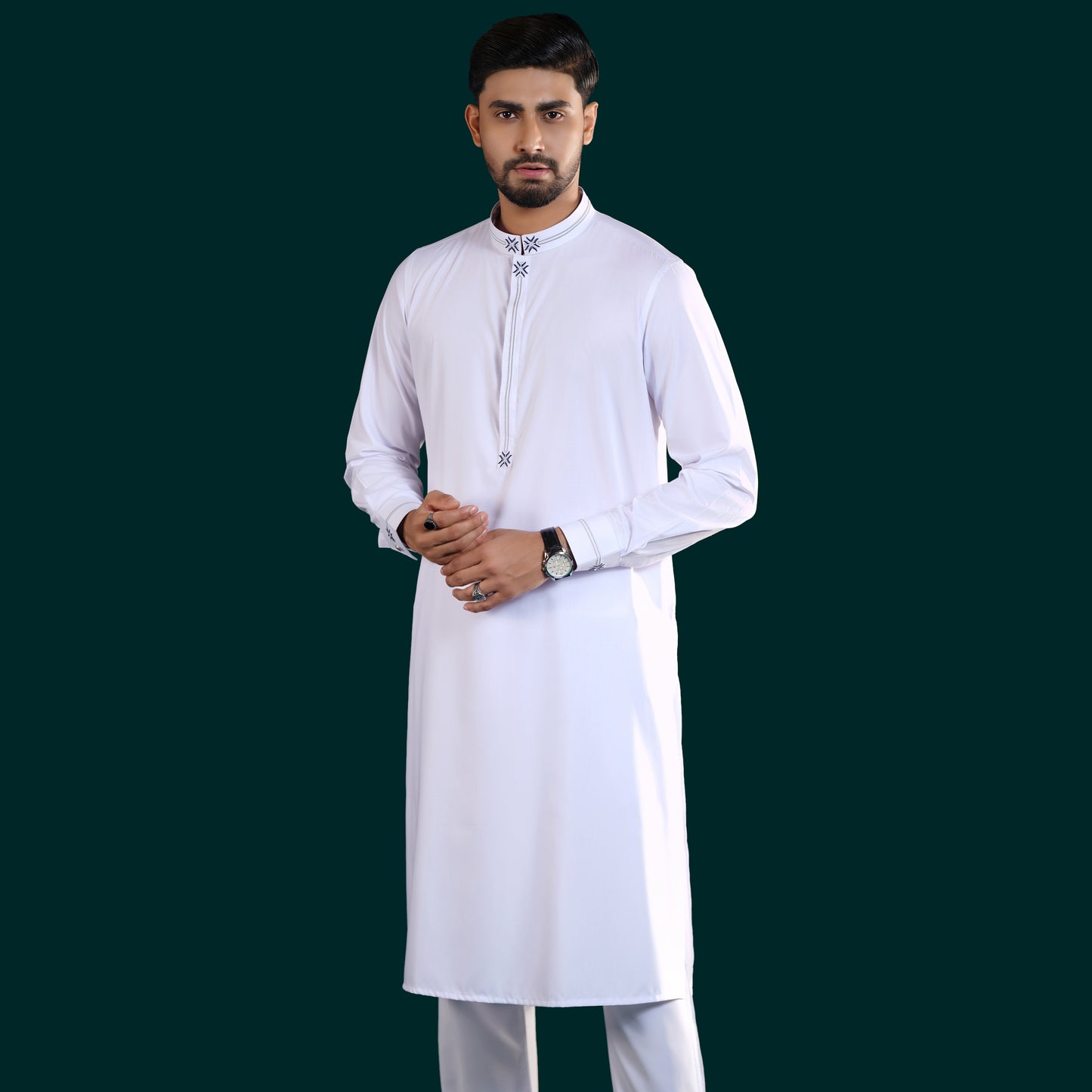 Signature Panjabi (White)