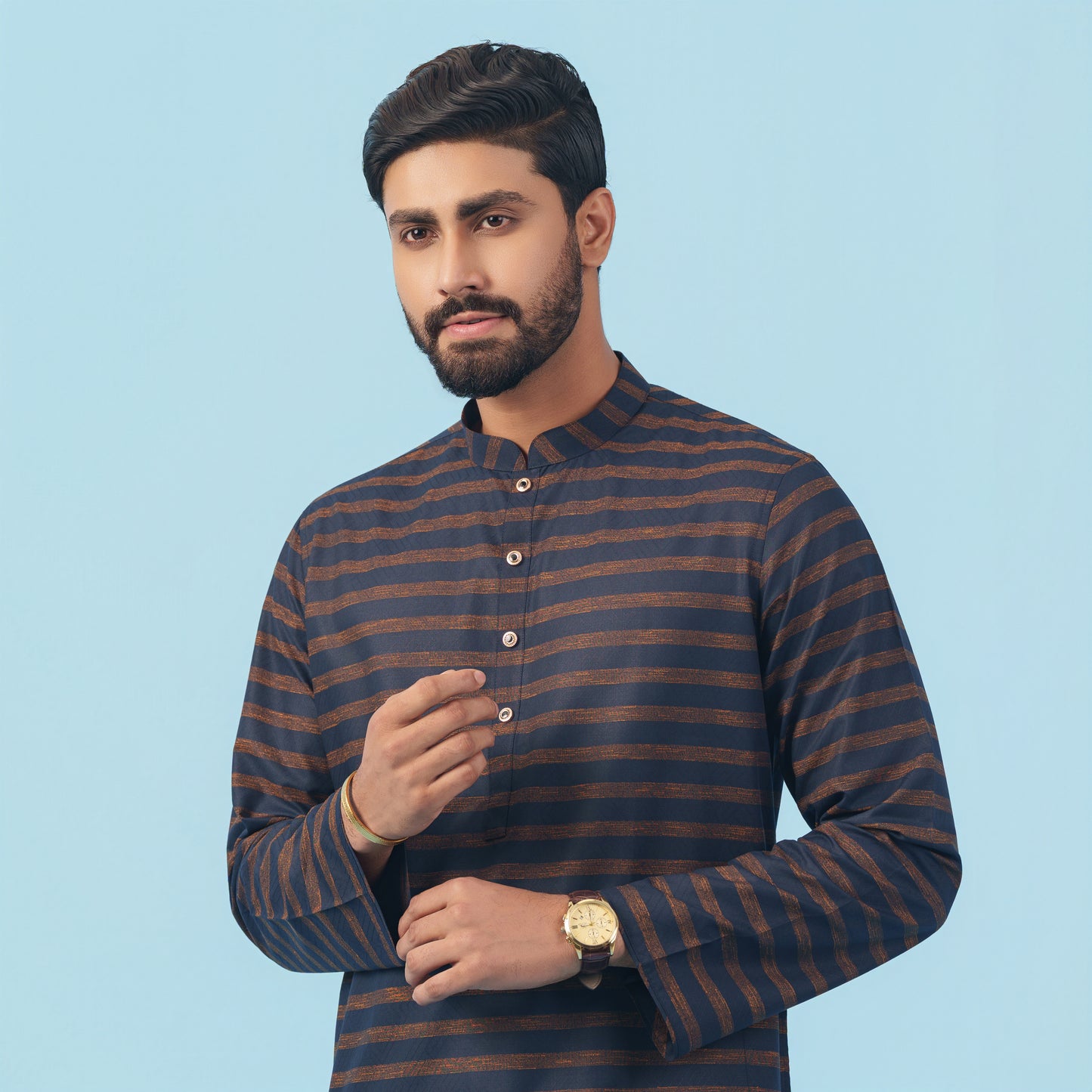 Royal Panjabi (Dark Navy)