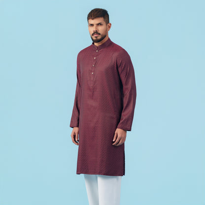 Royal Panjabi (Dark Maroon)