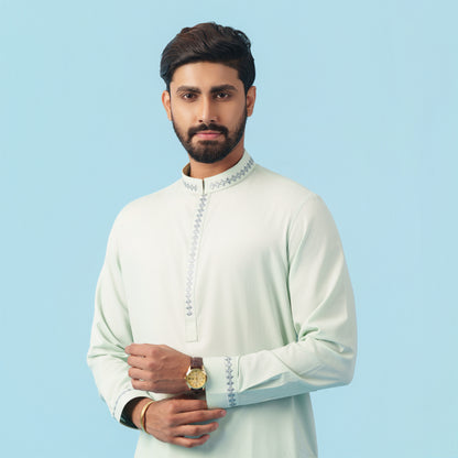 Signature Panjabi (Sage Green)