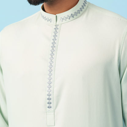 Signature Panjabi (Sage Green)