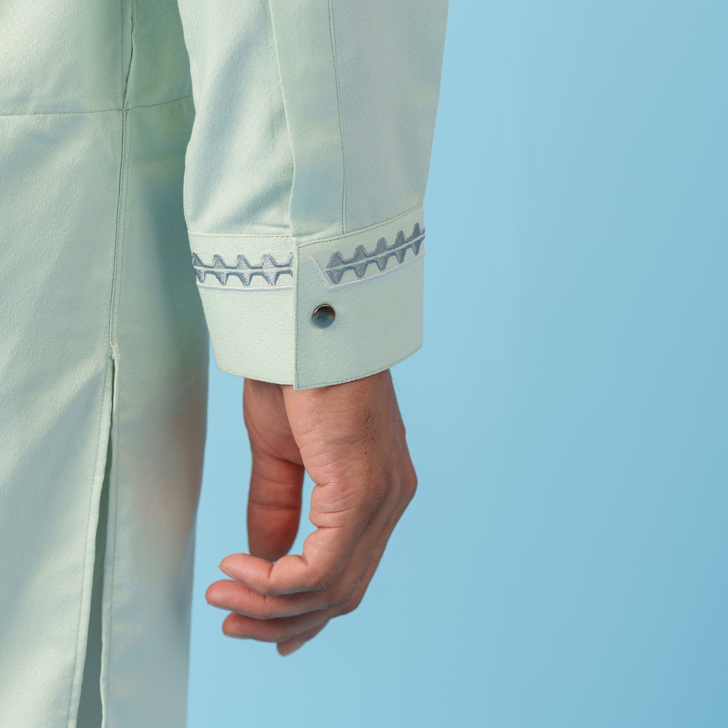 Signature Panjabi (Sage Green)