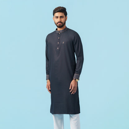 Signature Panjabi (Dark Navy)