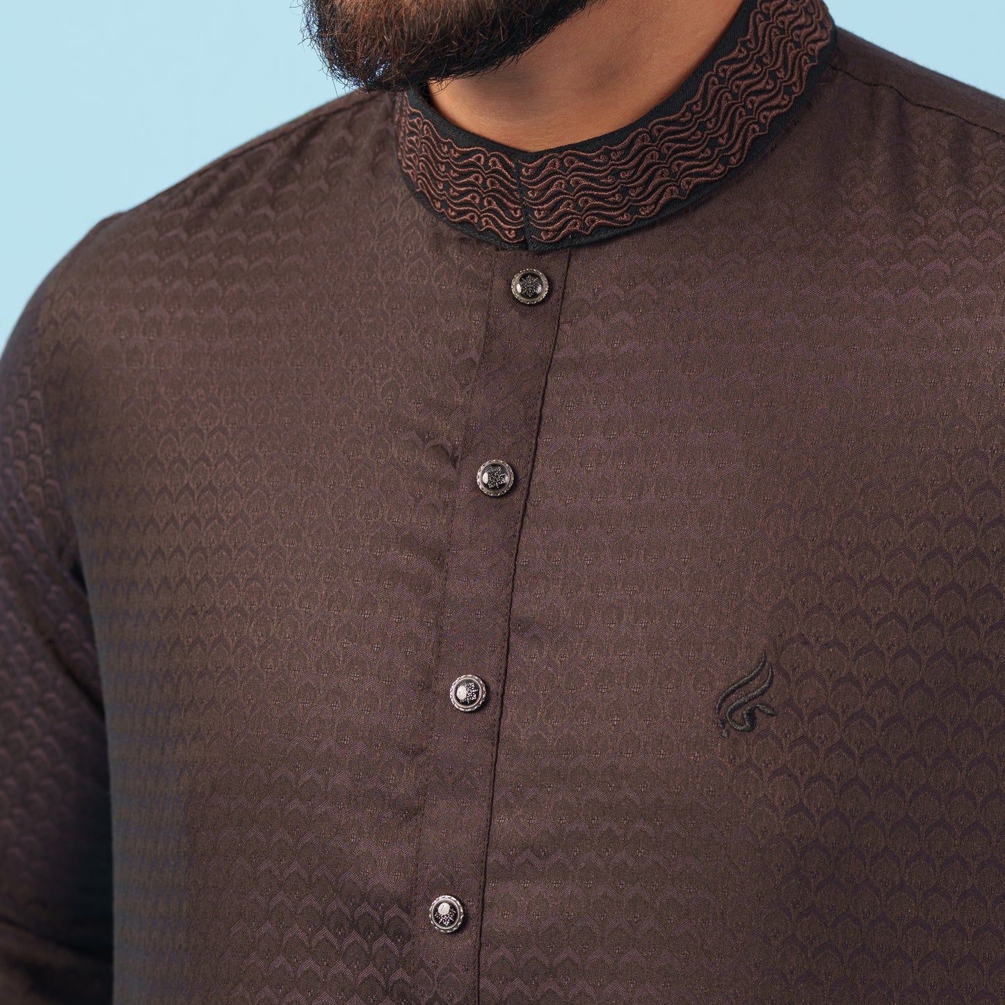 Signature Panjabi (Dark Coffee)