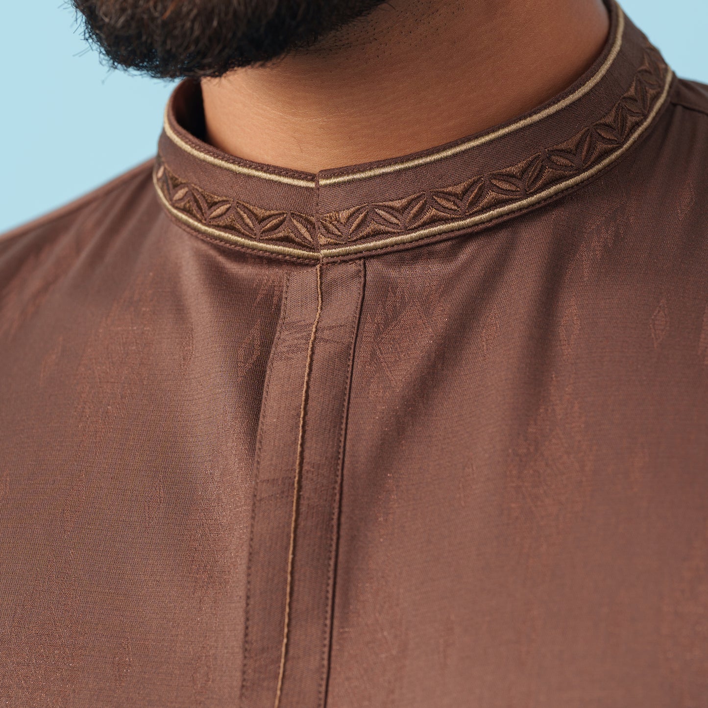 Signature Panjabi (Dark Brown)