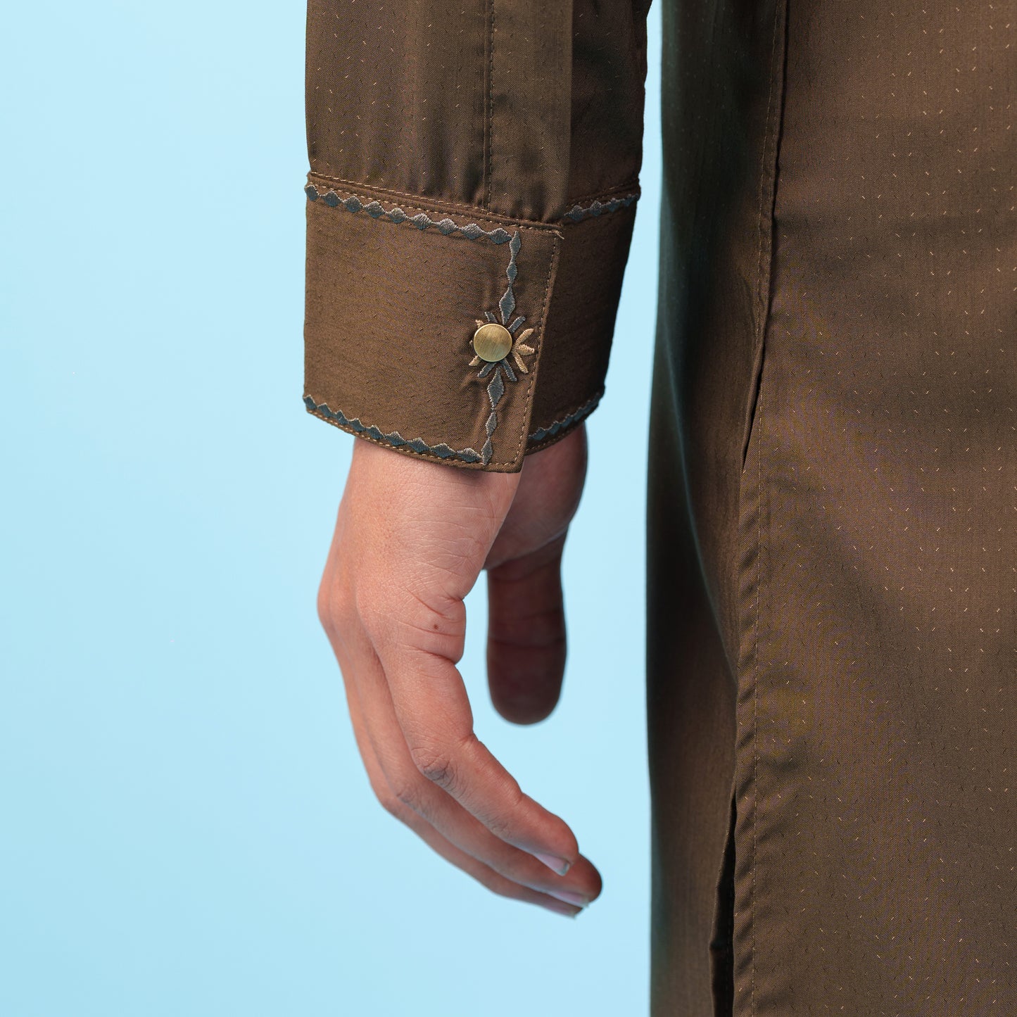 Signature Panjabi (Dark Brown)