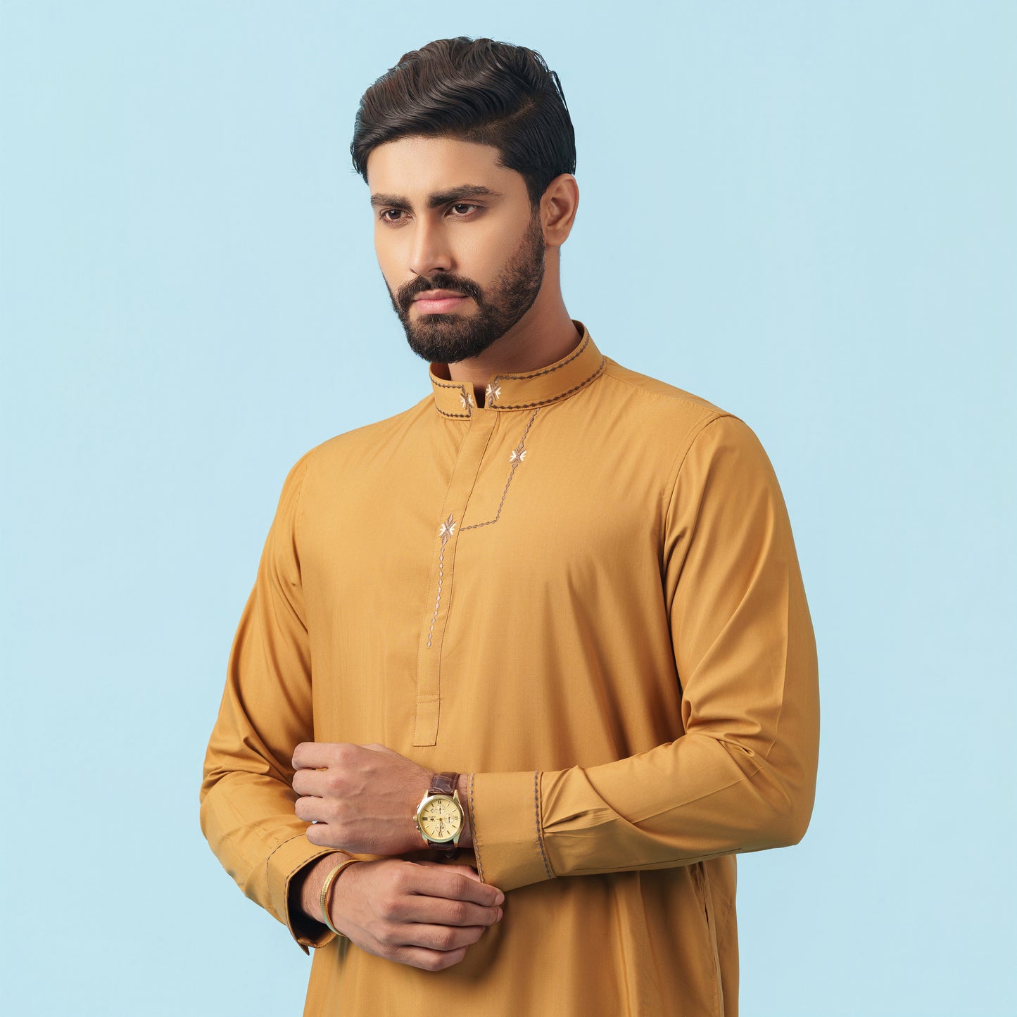 Signature Panjabi (Mustard)