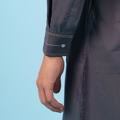 Signature Panjabi (Dark Grey)