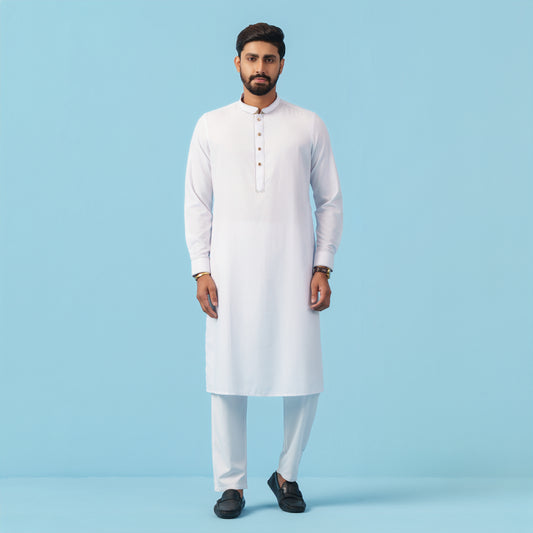 Signature Panjabi (White)