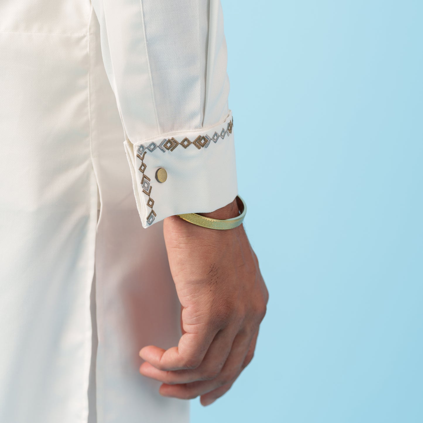 Signature Panjabi (Off White)