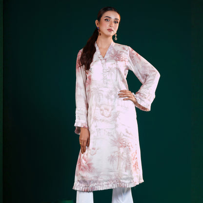 Signature 2-Piece Set (Off White Printed)