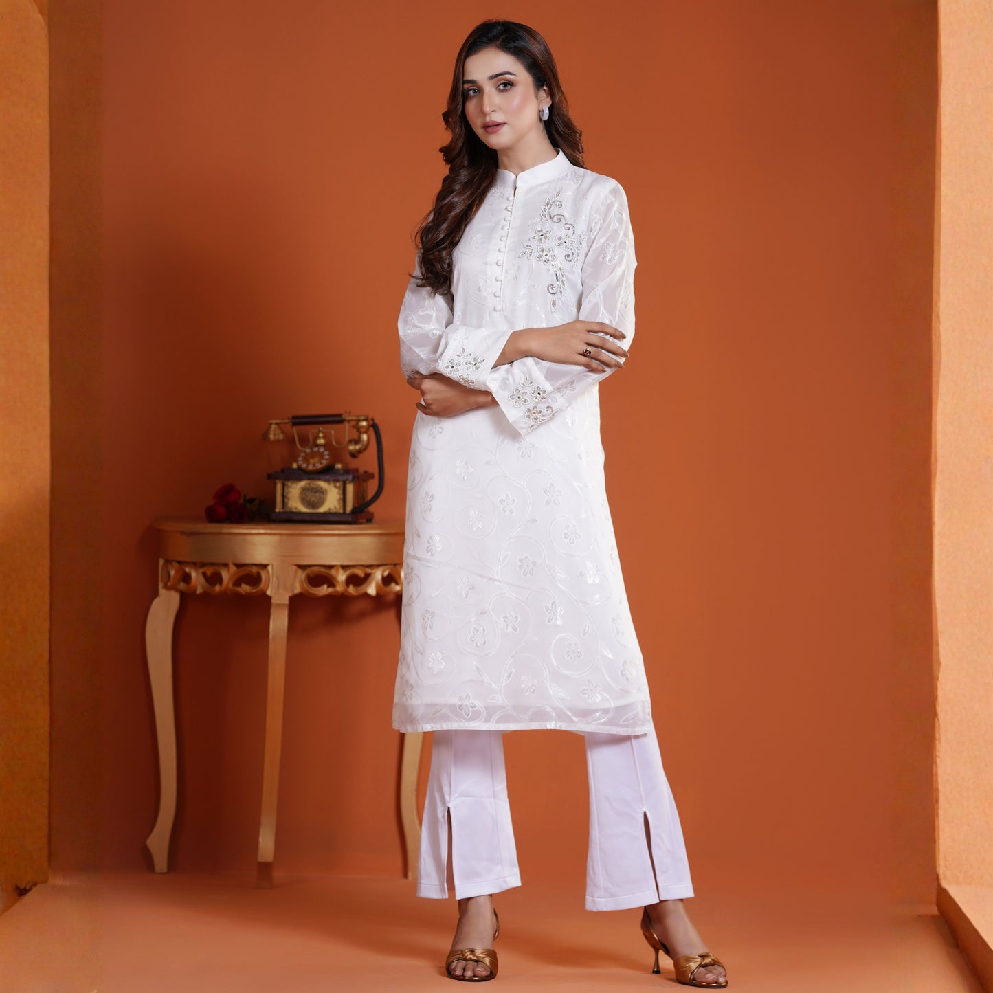 Imperial Kurti (White)