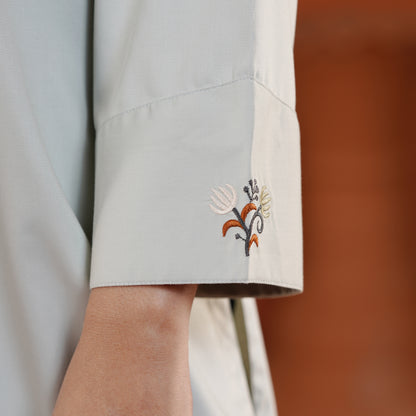 Imperial Kurti (Minimal Sage Green)