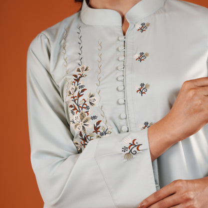 Imperial Kurti (Minimal Sage Green)