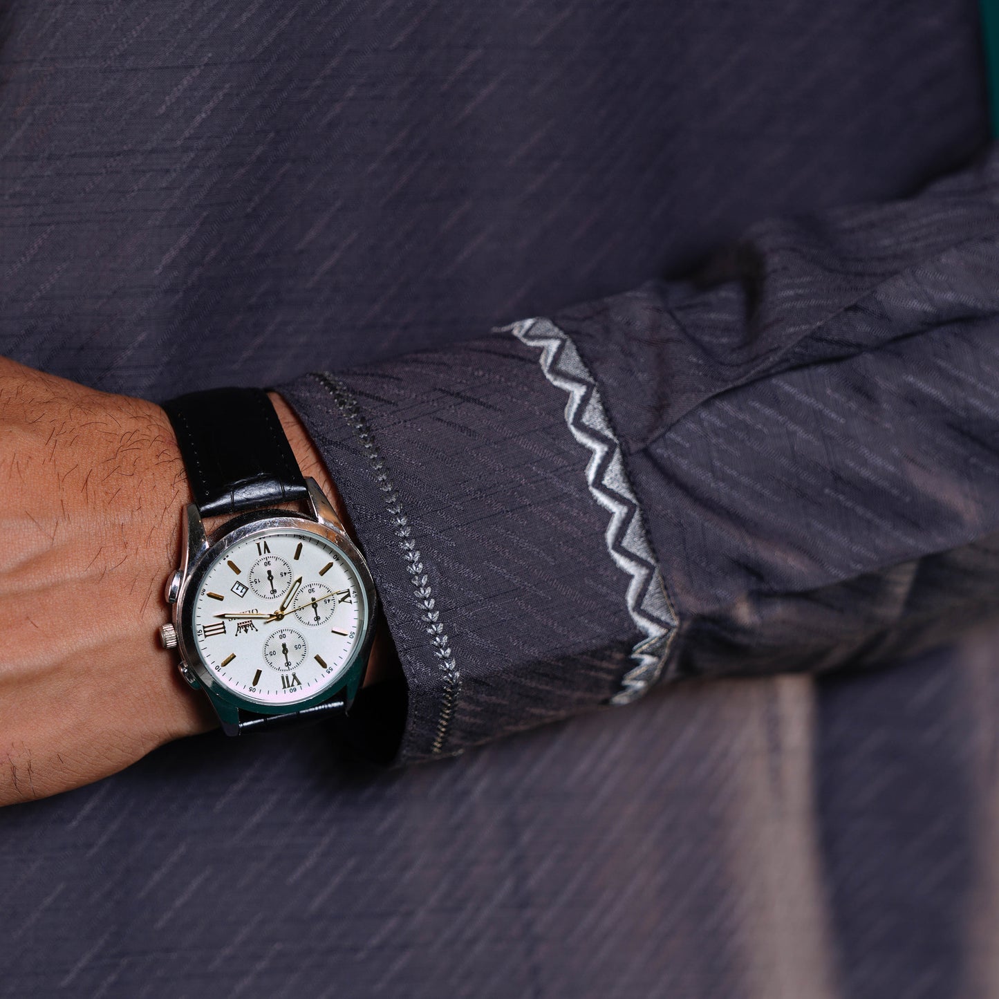 Signature Panjabi (Grey)