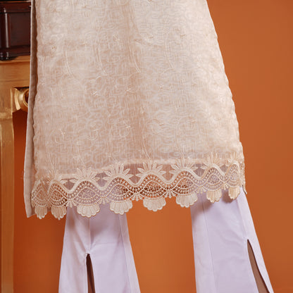 Imperial Kurti (Cream Gold)