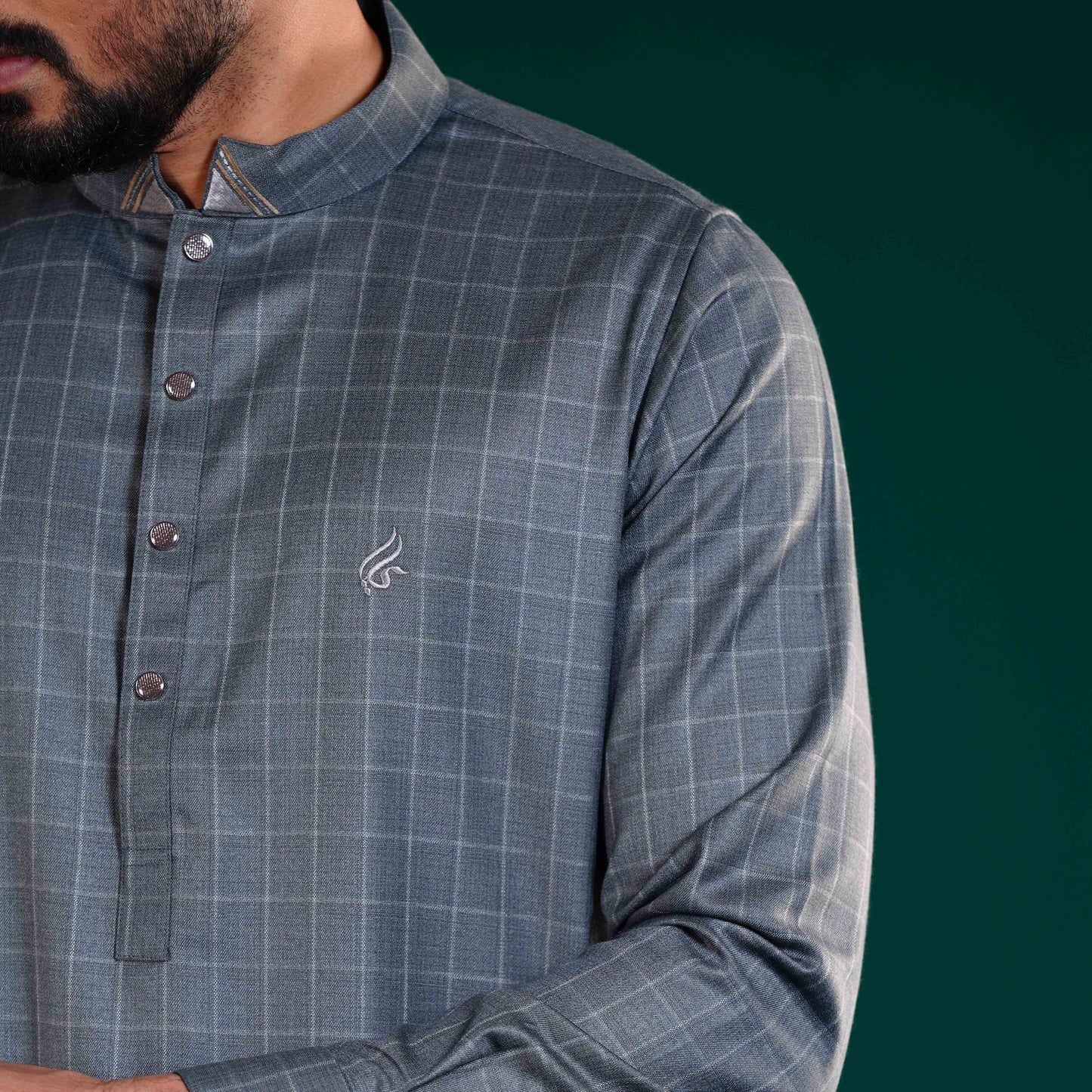 Signature Panjabi (Light Olive)