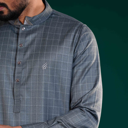 Signature Panjabi (Light Olive)