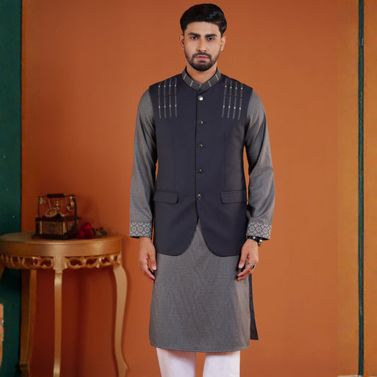 Imperial Waistcoat (Dark Navy Blue)