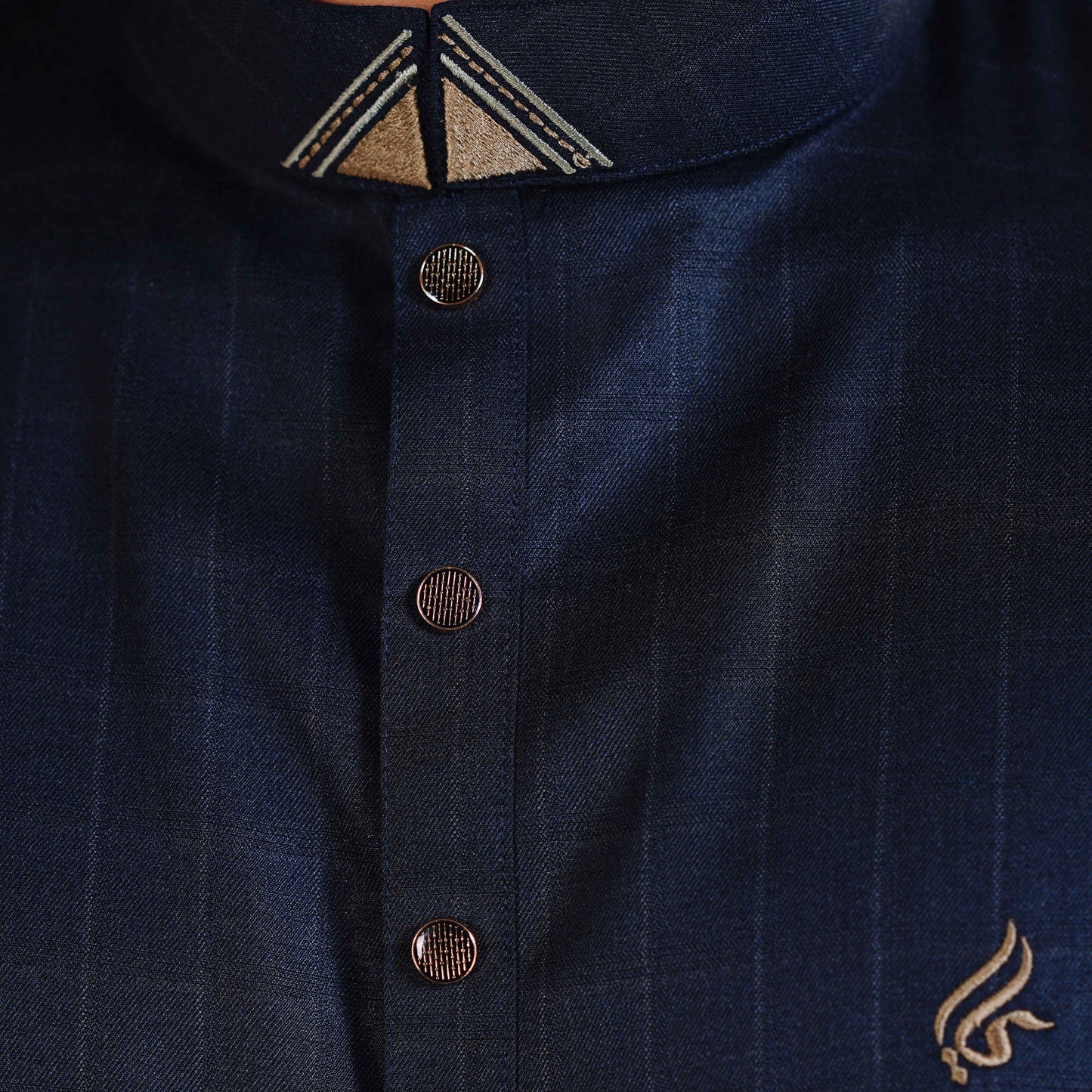 Signature Panjabi (Dark Navy)