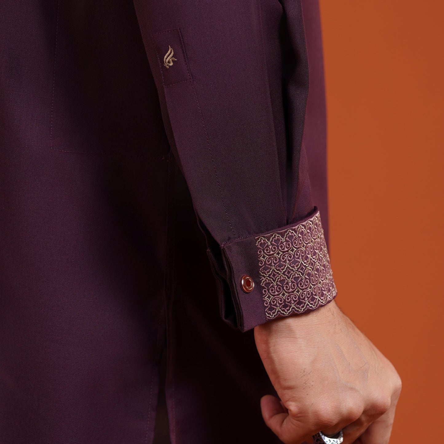Imperial Panjabi (Dark Maroon)